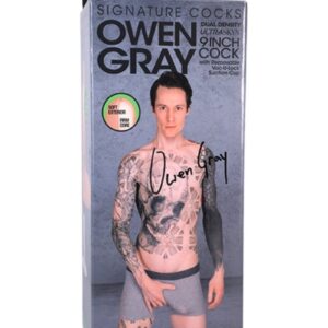 Doc Johnson Signature Cocks - Owen Gray - 9 inch ultraskyn cock with removeable vac-u-lock suction cup Dildo