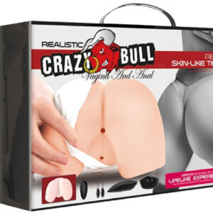 Doggy Vagina And Anal Stimulator (Flesh)