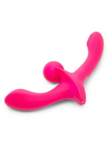 Double Tap Double-Ended Vibrating Strapless Strap-On