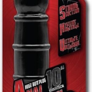 Excellent Power Anal Munition 10" Butt Plug With Suction Cup