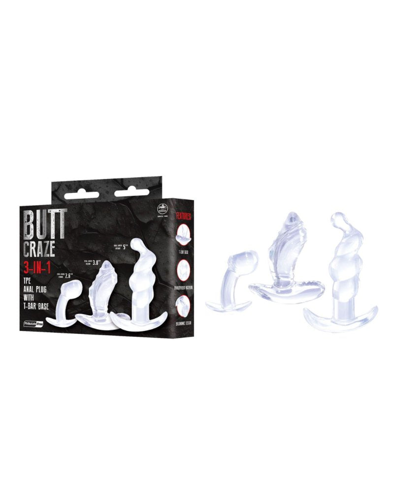 Excellent Power Butt Craze Butt Plug Kit (647024)