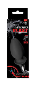 Excellent Power Hydro Blast 4" Silicone Douche Black Anal Toy