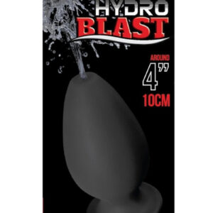 Excellent Power Hydro Blast 4" Silicone Douche Black Anal Toy