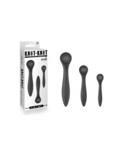 Excellent Power Knot-Knot Silicone Urethral Plug Set Bondage Gear (646515)