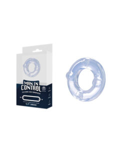 Excellent Power Man In Control Silicone Cock Ornament Transparent Cock Ring (642302)