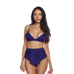Exclusive Satin Bralette & Flutter Shorts