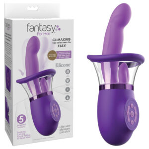 Fantasy For Her Ultimate Pleasure Pro Plus Sucking Vibrator - Purple
