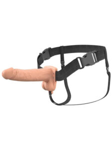Fantasy X-Tensions Elite 7 in. Vibrating Hollow Silicone Strap-On Light