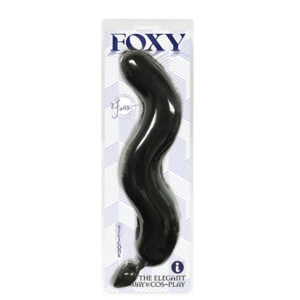 Foxy Fox Tail Silicone Butt Plug - Black - 46 cm Tail Foxy Fox Tail Silicone Butt Plug - Black - 46 cm Tail