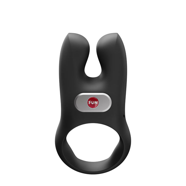 Fun Factory NOS Black - Black USB-C Rechargeable Vibrating Cock Ring