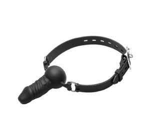 GAG016 Silicone Gag With Penis Plug