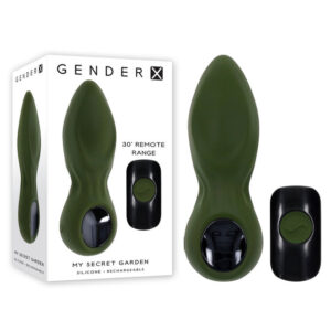 Gender X My Secret Garden Vibrating Butt Plug with Remote