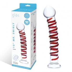 Glas 10" Mr. Swirly Dildo