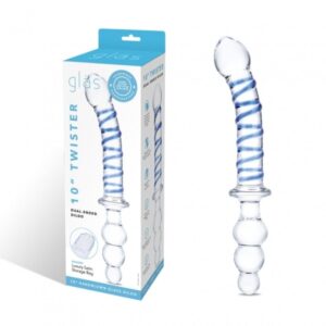 Glas 10" Twister Dual-Ended Dildo