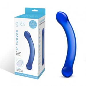 Glas 6" Curved G-Spot Dildo
