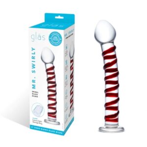 Glas 8" Mr. Swirly Dildo (GLAS-23)