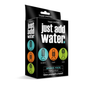 Global Novelties Happy Ending Just Add Water Whack Pack Triple Play Masturbator