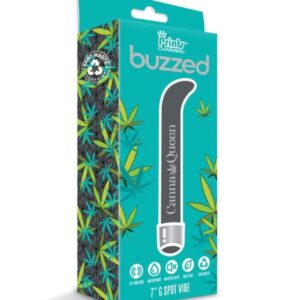 Global Novelties Prints Charming Buzzed 7" G Spot Vibe Canna Queen