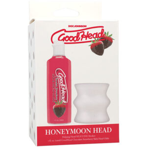 GoodHead Honeymoon Head Kit - Chocolate Strawberry Glide and Stroker