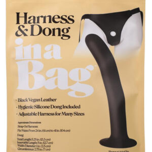 Harness & Dong In A Bag Black