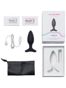 Hush 2 By Lovense Vibrating Butt Plug - 1.5