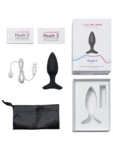 Hush 2 By Lovense Vibrating Butt Plug - 1.5