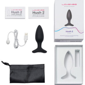Hush 2 By Lovense Vibrating Butt Plug - 1.5