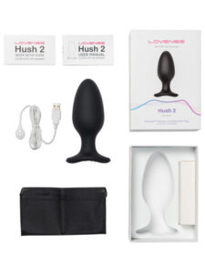 Hush 2 By Lovense Vibrating Butt Plug - 2.25