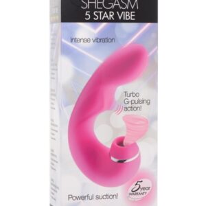 Inmi Shegasm 5 Star Tapping G-Spot Vibe w/ Suction Pink