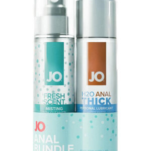 JO Anal Thick 4oz and Misting Toy Cleaner 4oz Bundle