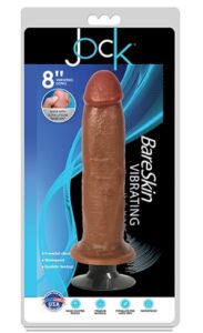 Jock 8" Bareskin Vibrating Dong No Balls Latte Jock 8" Bareskin Vibrating Dong No Balls Latte