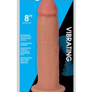 Jock 8" Vibrating Dong No Balls Vanilla