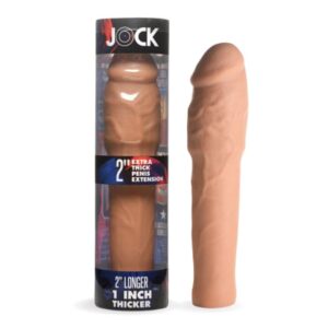 Jock Extra Thick 2" Penis Extension Sleeve - Medium Cock Ring