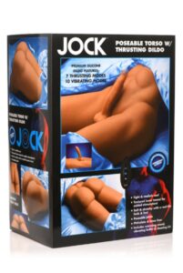 Jock Poseable Torso w/ Thrusting Dildo Medium Masturbator