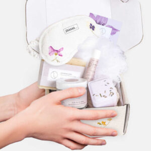 Lavender Bath and Body Set, Natural Skincare Appreciation Gift Box