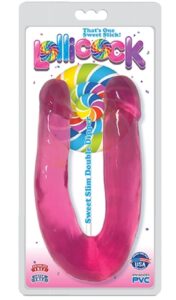 Lollicock Sweet Slim Double Dipper Cherry Dildo