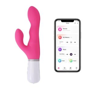 Lovense Nora Bluetooth Rabbit Vibrator - Vibrators | Adam & Eve