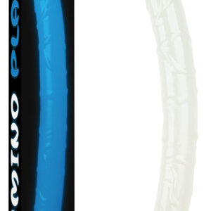 Lumino Play 18.5'' Double Dildo - Glow in the Dark Blue 47 cm Double Dong