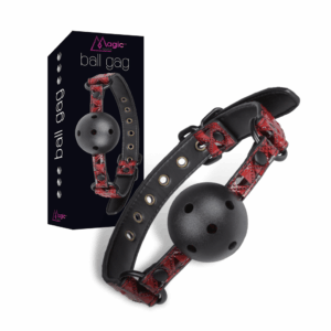 Magic Touch Ball Gag Purple