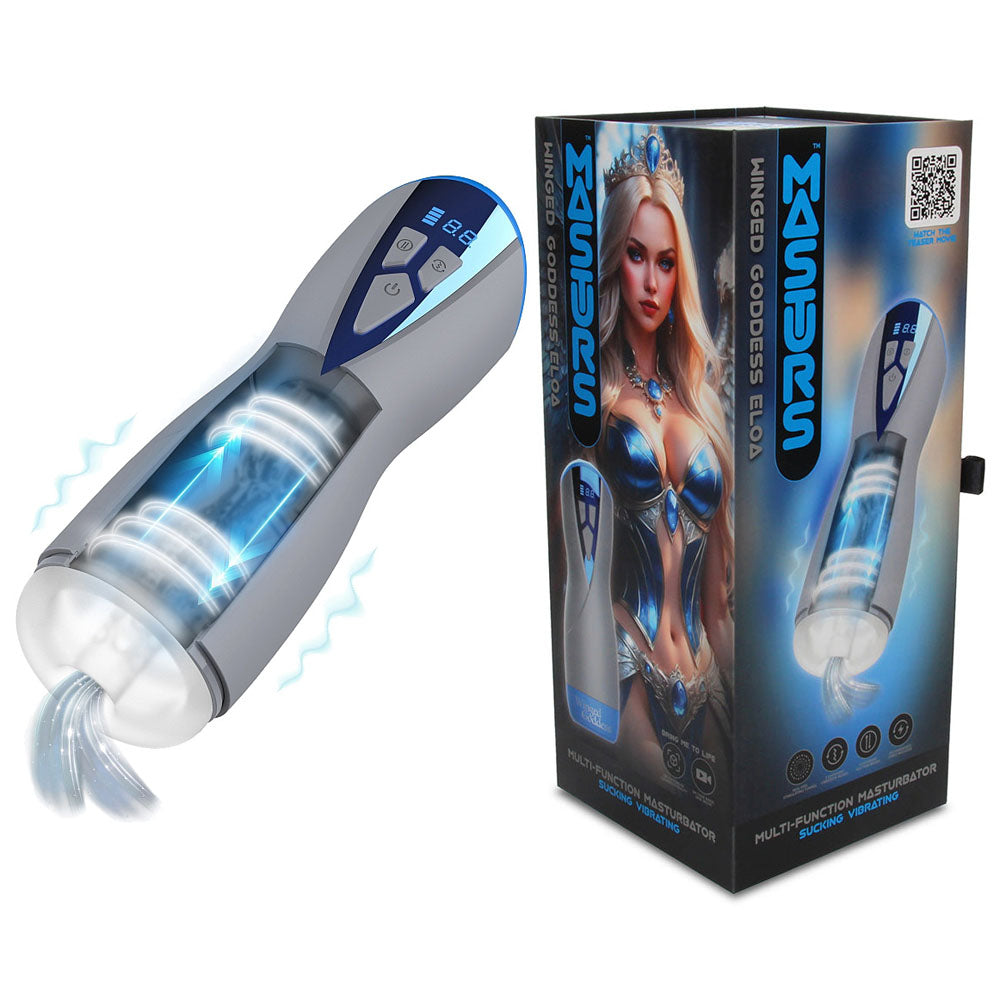 MASTURS Eloa - Sucking & Vibrating Auto Stroker with Augmented Reality