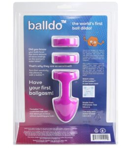 Nadgerz Inc Balldo Set - The World’s First Ball-Dildo Purple Cock Ring Nadgerz Inc Balldo Set - The World’s First Ball-Dildo Purple Cock Ring