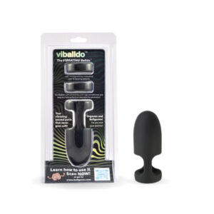 Nadgerz Inc Viballdo The Vibrating Balldo - Black Cock Ring