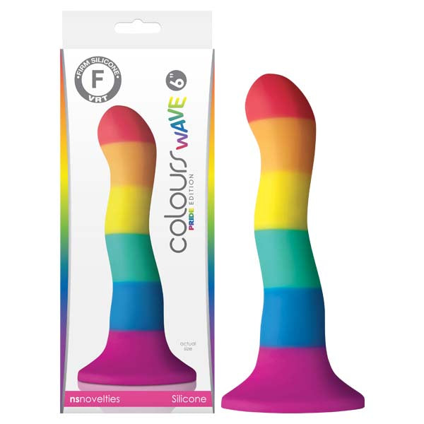 NS Novelties Colours Pride Edition Dong - 6'' Wave