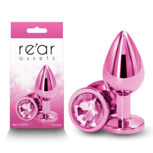 NS Novelties Rear Assets Anal Toy - Medium - Pink