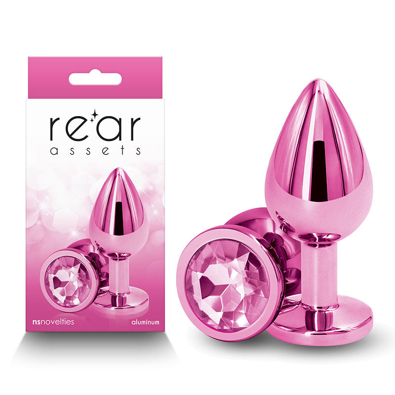 NS Novelties Rear Assets Anal Toy - Medium - Pink