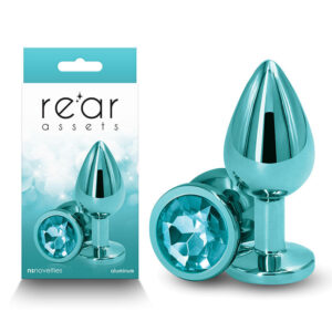 NS Novelties Rear Assets Anal Toy - Medium - Teal