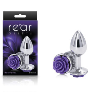 NS Novelties Rear Assets Rose Jewelled Butt Plug - Small