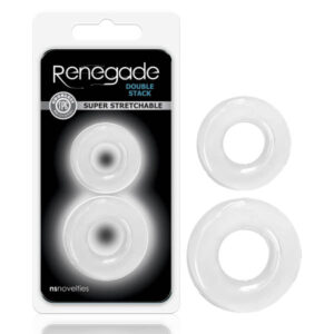 NS Novelties Renegade Stretchy Cock Ring - Double Stack
