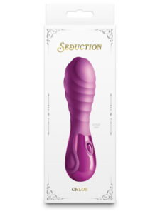 NS Novelties Seduction Chloe Metallic Pink Wand Massager NS Novelties Seduction Chloe Metallic Pink Wand Massager