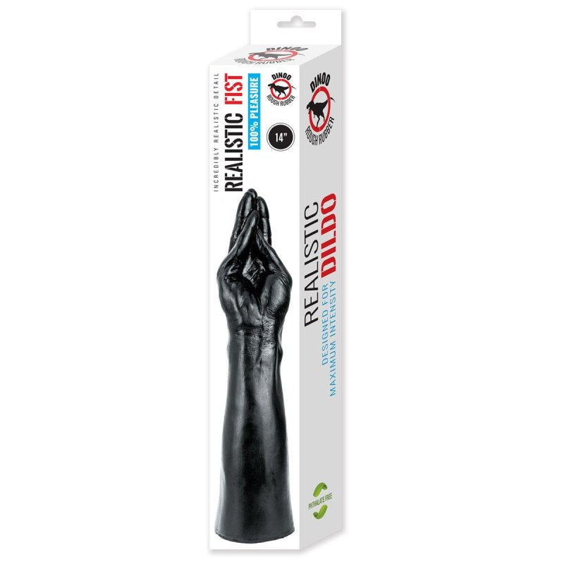 O-Products Dinoo King-Size realistic arm dildo Black Anal Toy